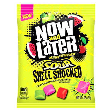 Now and Later Sour Shell Shocked 6oz